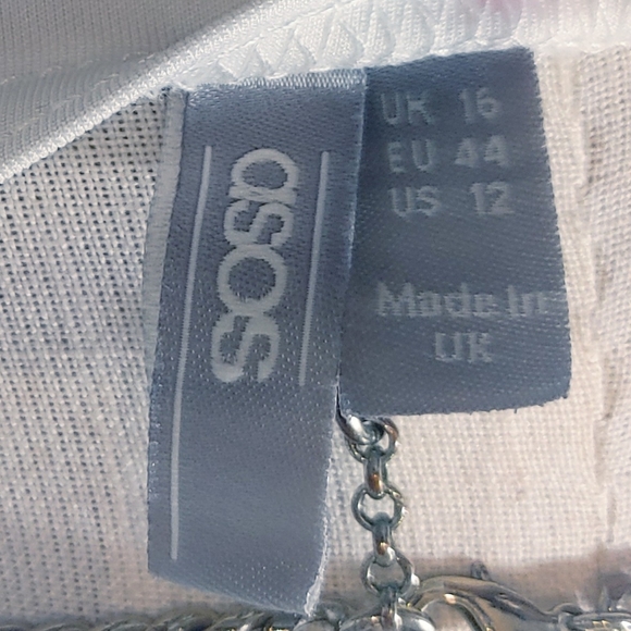 🤍ASOS Ivory A-line Dress With Pleat Detail - Picture 5 of 14